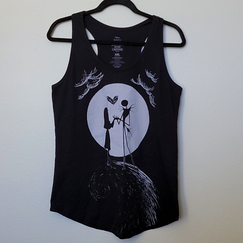 Nightmare Before Christmas Racerback Tank Large